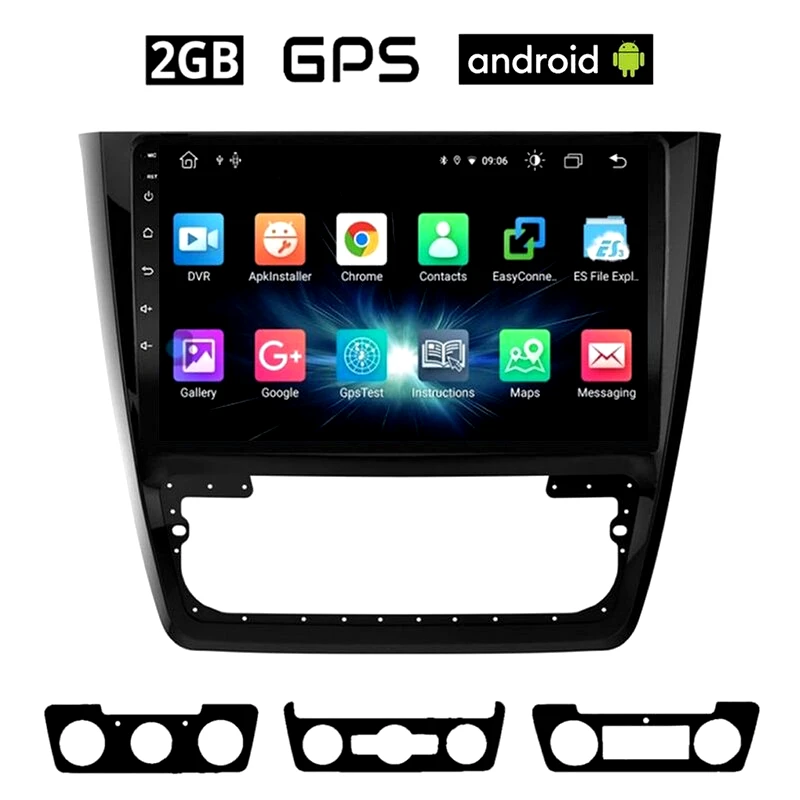 Booma Ηχοσύστημα Αυτοκινήτου Skoda Yeti (2014-2017) Οθόνη αφής 10 32GB+2GB Μαύρο φωτογραφία