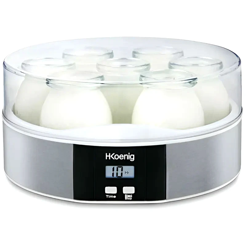 H.KOENIG Παρασκευαστής Γιαουρτιού H.KOENIG ELY70 15 W 0.2 L Ασημί