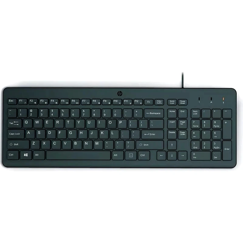 HP Ενσύρματο Πληκτρολόγιο HP 150 USB (GR) - Black