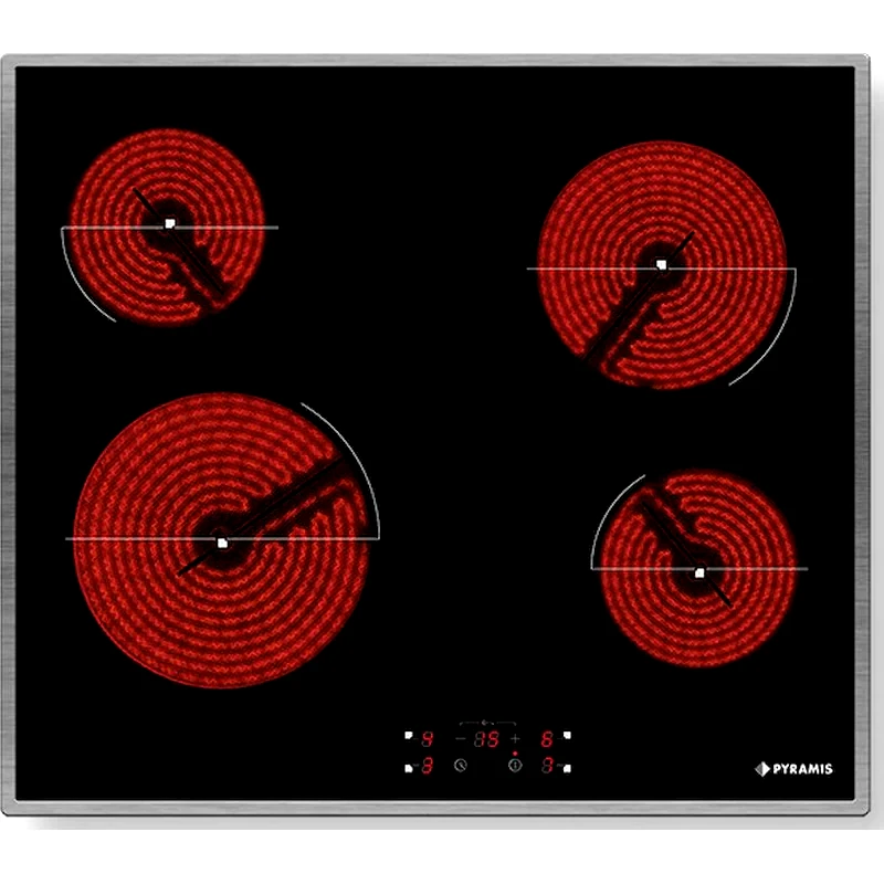 PYRAMIS PYRAMIS PHC61410IFB 58 cm Εστία Κεραμική Αυτόνομη Μαύρο