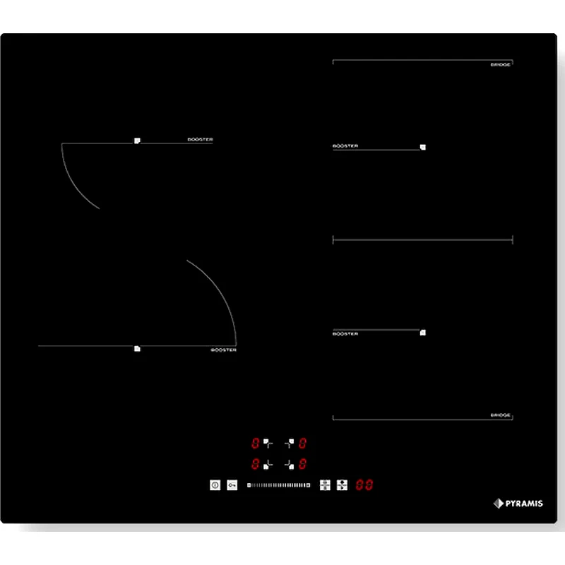 PYRAMIS PYRAMIS PHI62432FMB 59 cm Εστία Επαγωγική Αυτόνομη Μαύρο