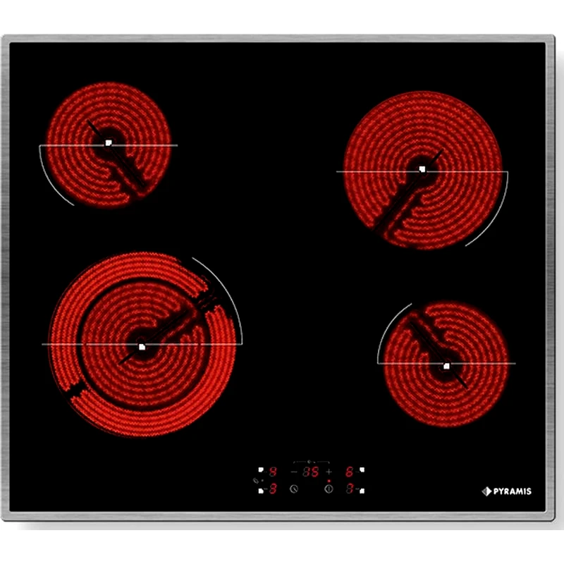 PYRAMIS PYRAMIS PHC61510IFB 58 cm Εστία Κεραμική Αυτόνομη Μαύρο