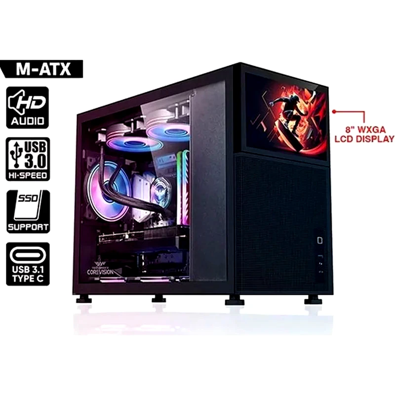 ARMAGGEDDON Κουτί Desktop Armaggeddon Gaming Pc Case Tessaraxx Corevision