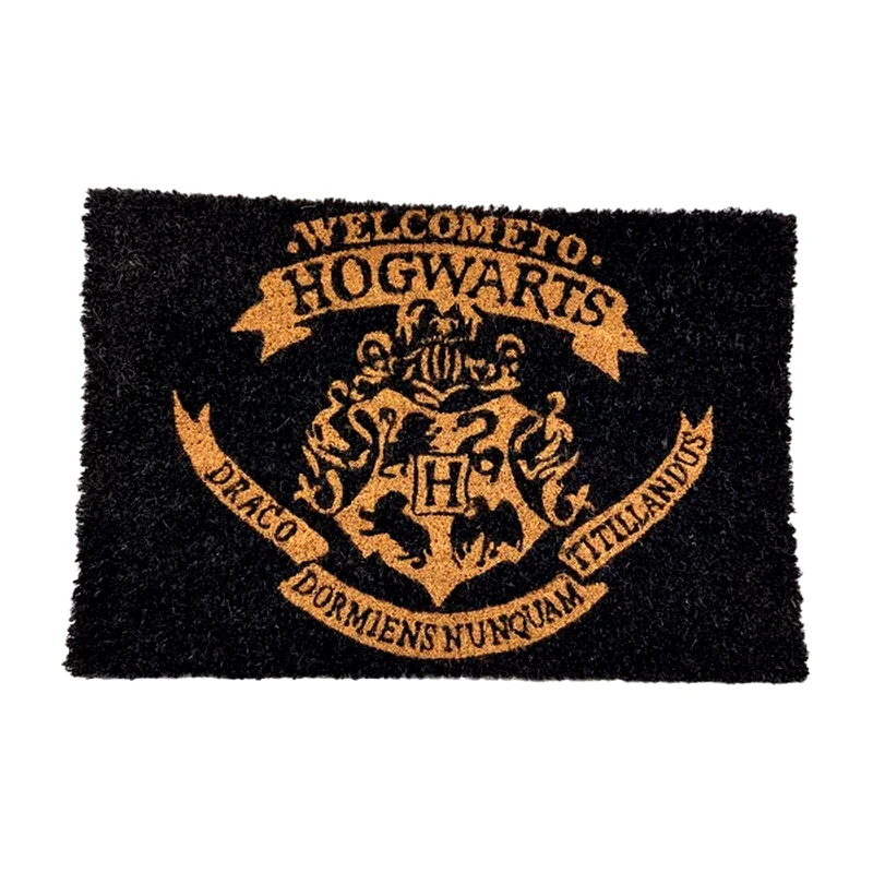 Πατάκι Εισόδου Pyramid Harry Potter Welcome to Hogwarts 37x55 cm - Μαύρο φωτογραφία