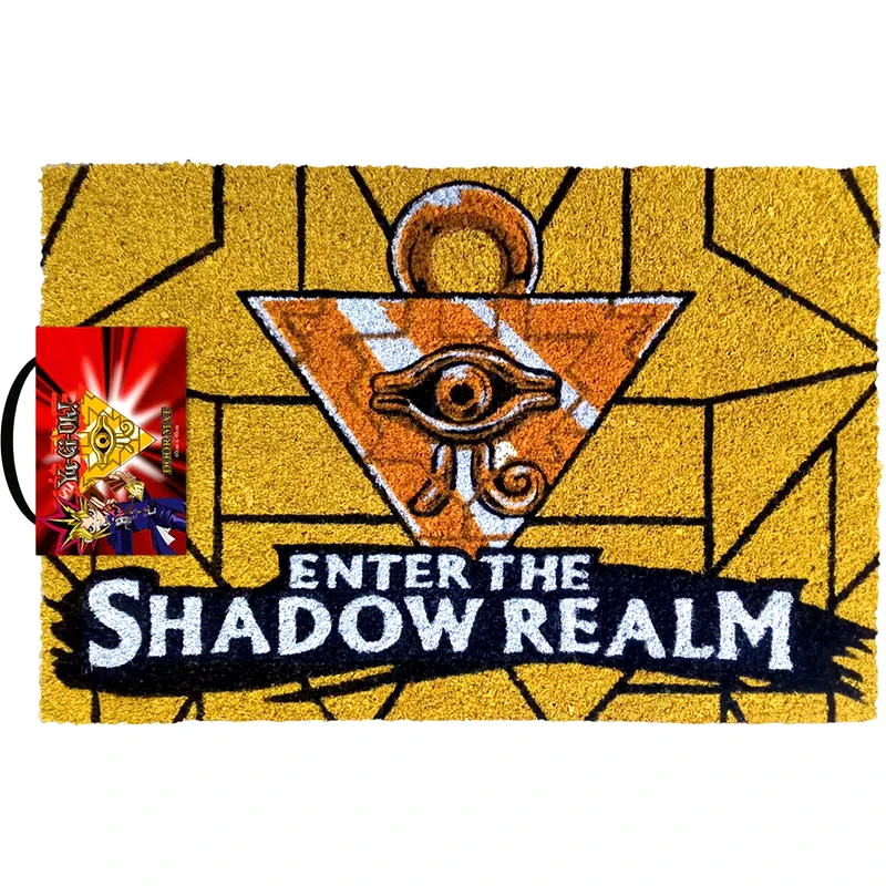 PYRAMID Πατάκι Εισόδου Pyramid Yu Gi Oh Enter the Shadowrealm 40x60 cm - Κίτρινο