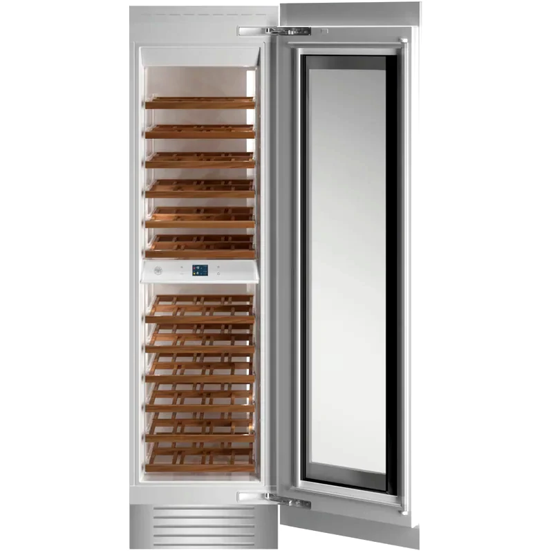 BERTAZZONI BERTAZZONI WC605BRP2T για 80 Μπουκάλια Λευκό Πλήρως Εντοιχιζόμενος Συντηρητής Κρασιών