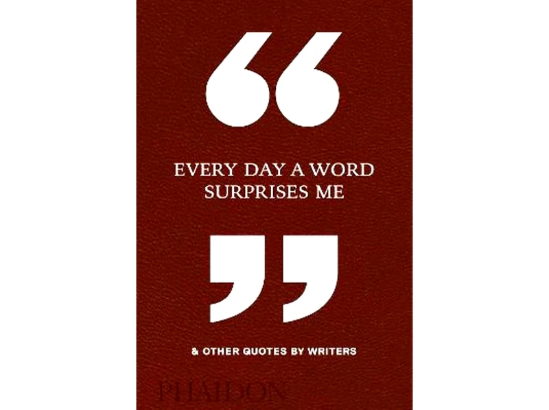 Every Day a Word Surprises Me Other Quotes by Writers
