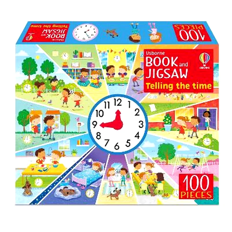 Usborne Book and Jigsaw Telling the Time