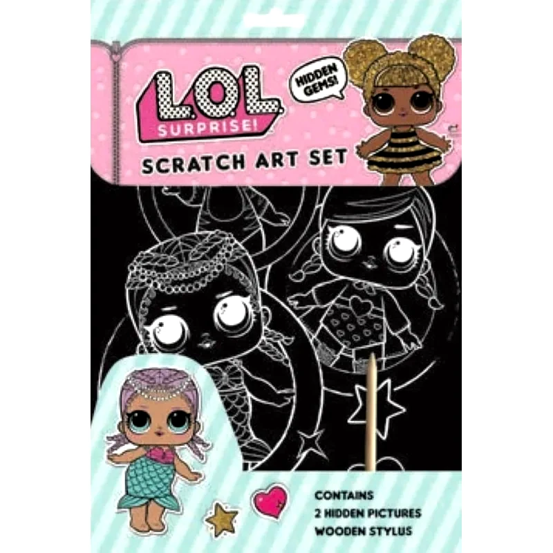 Scratch art set - LOL Surprise