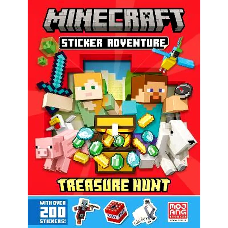 Minecraft Sticker Adventure: Treasure Hunt