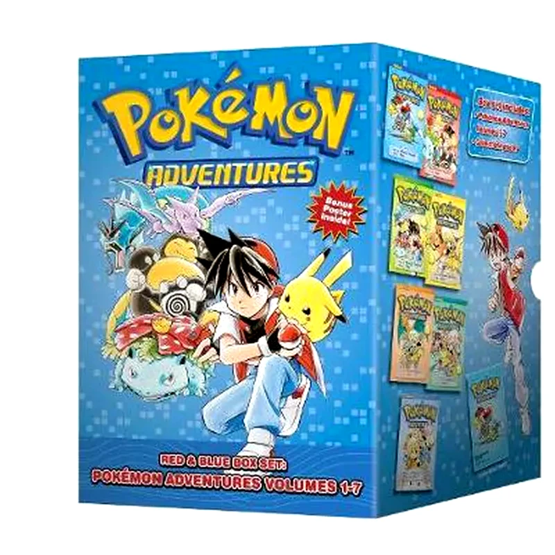 Pokemon Adventures Red Blue Box Set (Set Includes Vols. 1-7), Vol.s 1-7 Set Includes Vol. 1-7