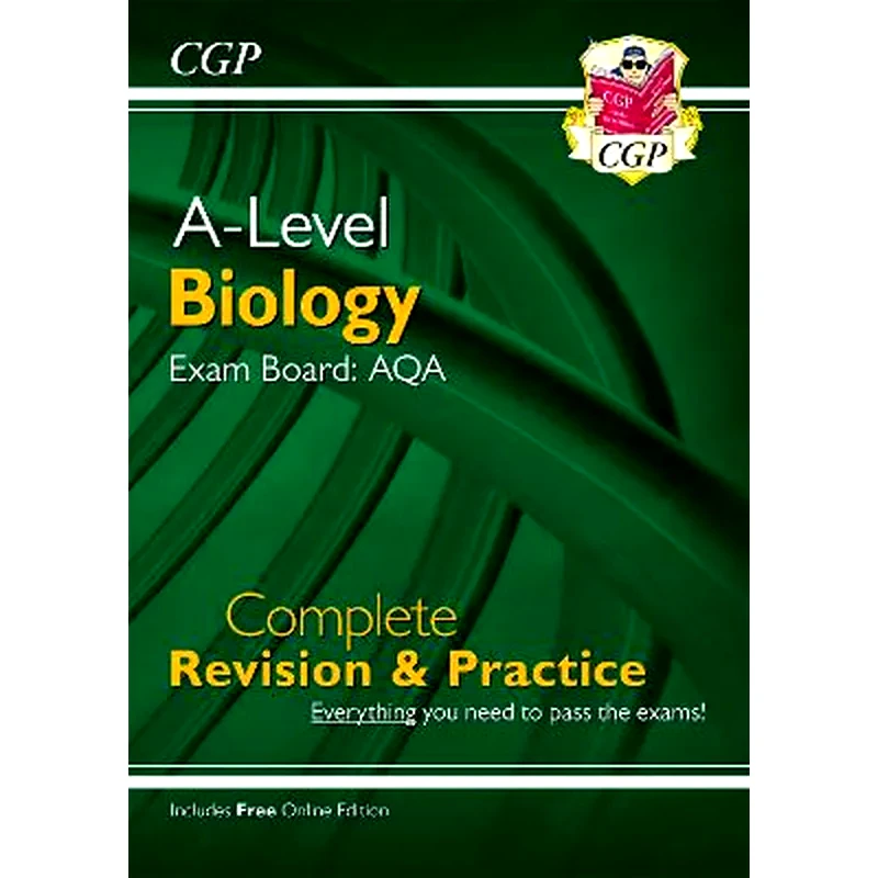 A-Level Biology: AQA Year 1 2 Complete Revision Practice with Online Edition