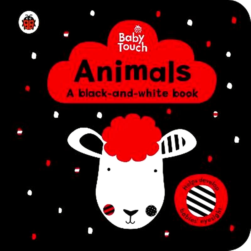 Baby Touch- Animals- a black-and-white book