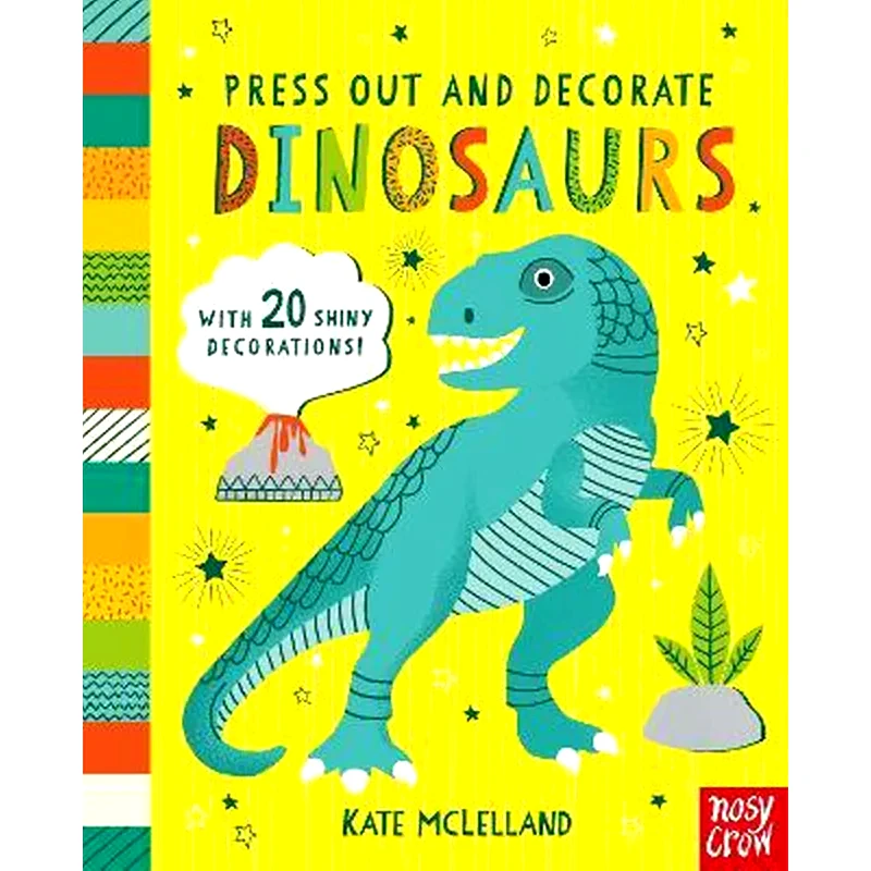 Press Out and Decorate: Dinosaurs