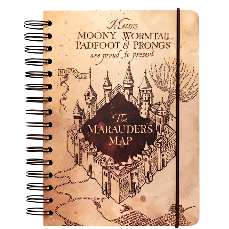 ERIK Σημειωματάριο Erik Σπιράλ Harry Potter The Marauder’s Map
