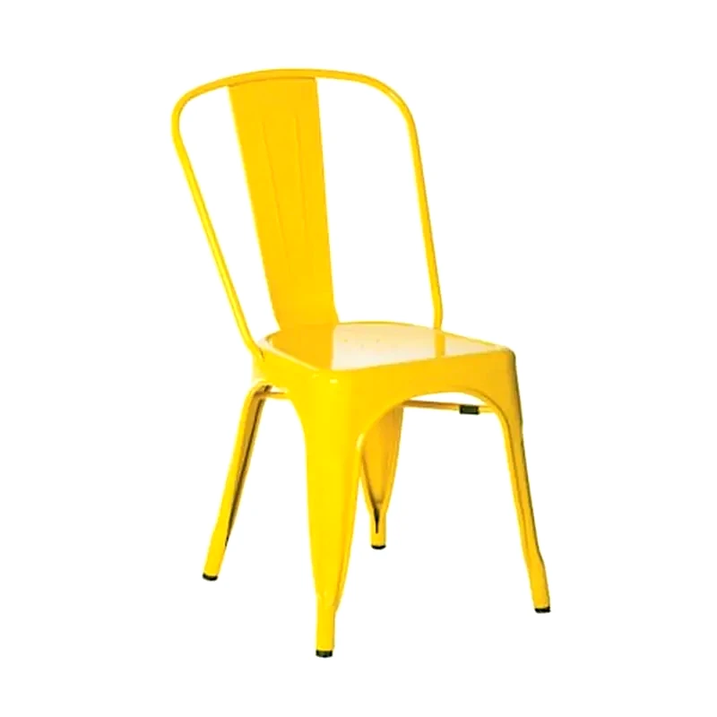 WOODWELL Καρεκλα Μεταλλικη Κιτρινη Πλάτος:45cm X Βάθος:51cm X Ύψος:85cm