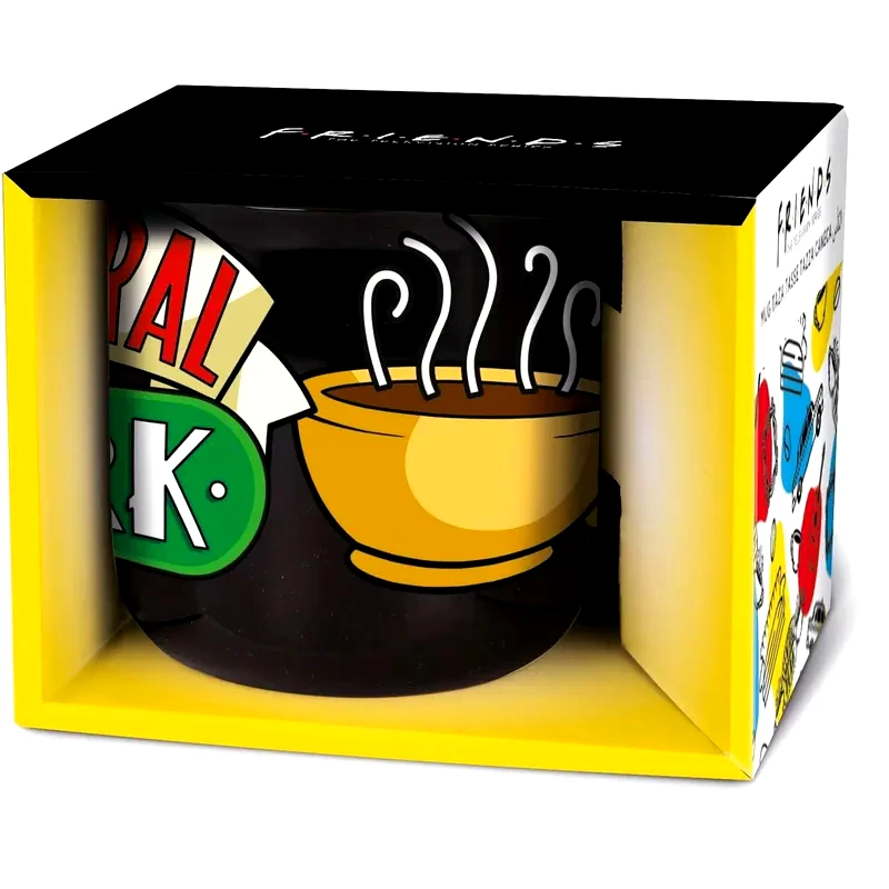 STOR Κούπα Stor Friends Κεραμική 400 ml Μαύρο
