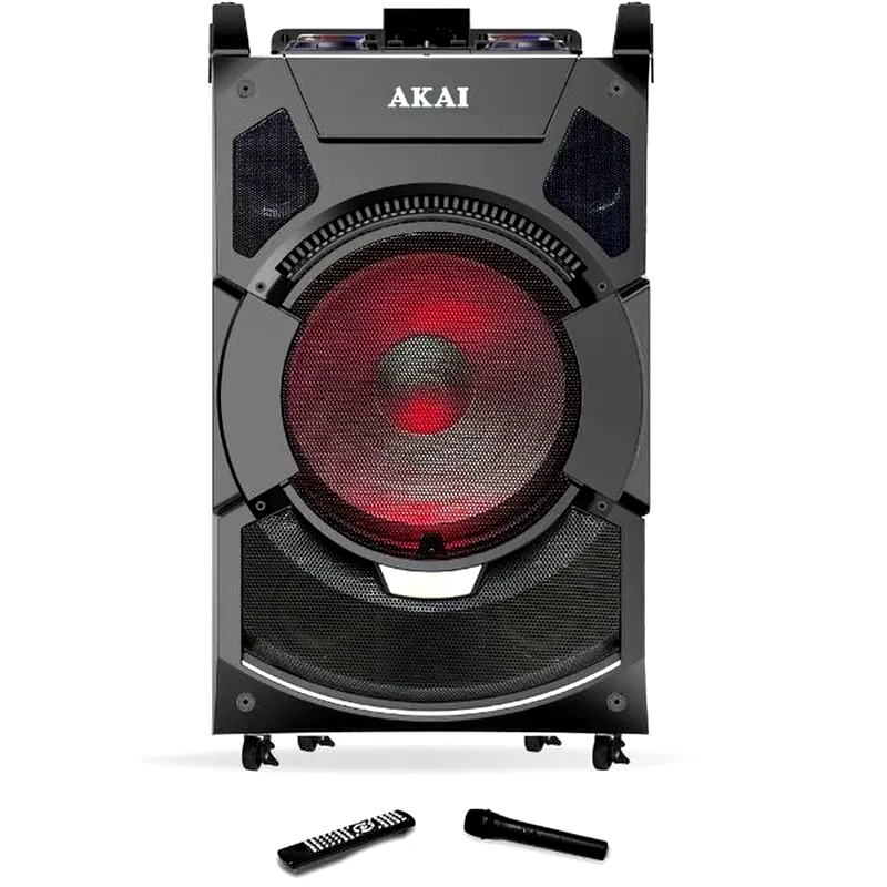 AKAI Party Speaker Akai DJ-S3HB 220W Karaoke - Μαύρο