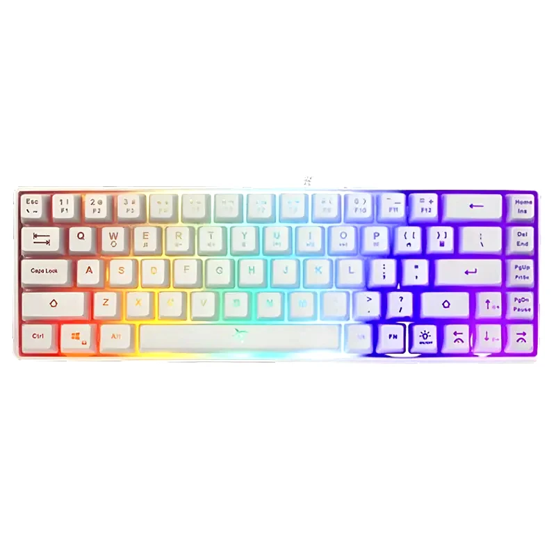 WHITE SHARK White Shark Gk-2201w Gaming Ενσύρματο Πληκτρολόγιο Διαθέτει Λευκό (US)