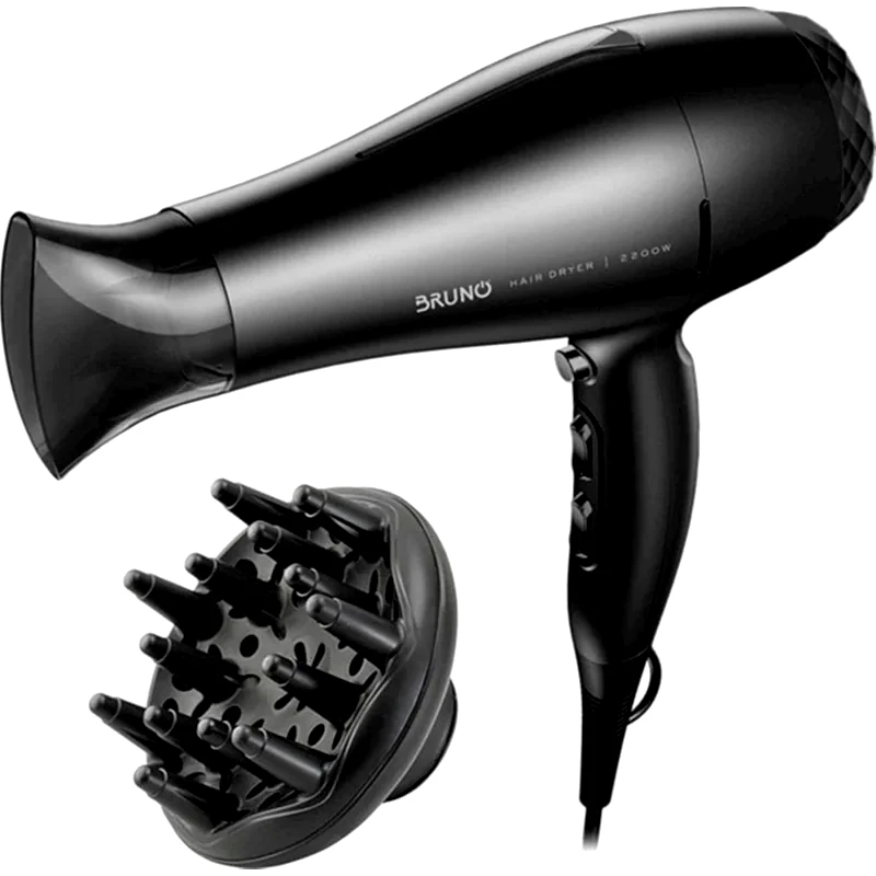 BRUNO Σεσουάρ Μαλλιών Bruno BRN-0154 2200 W Μαύρο
