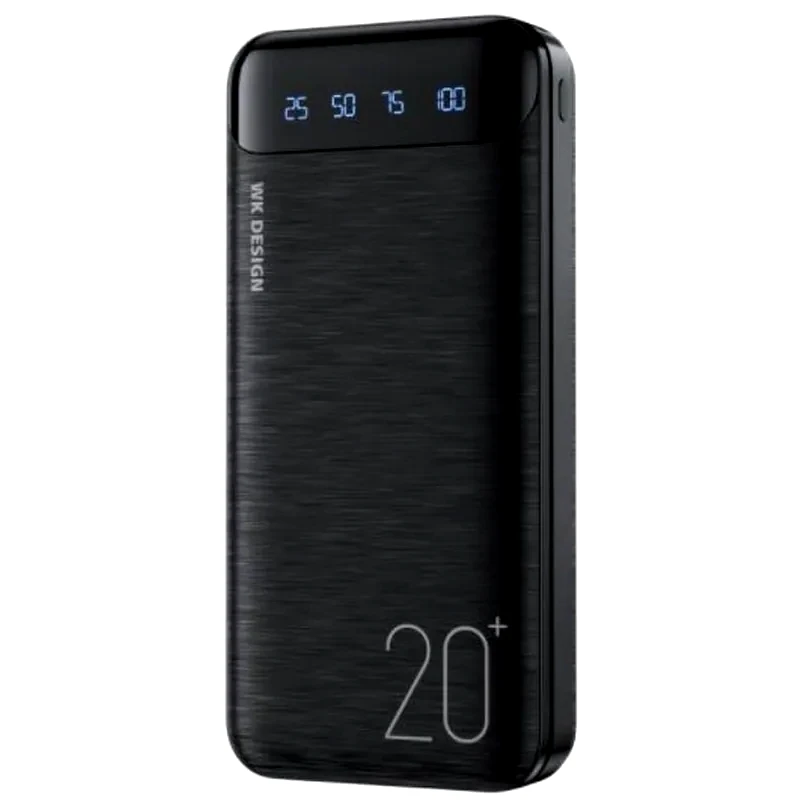 WK Powerbank WK WP-163 20.000 mAh - Μαύρο