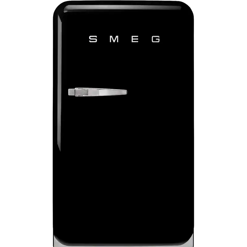 SMEG SMEG FAB10RBL6 με Δεξί Άνοιγα Πόρτας 122 Lt Μαύρο Ψυγείο Μονόπορτο