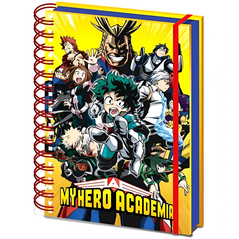 PYRAMID Σημειωματάριο Pyramid Α5 Ριγέ Σπιράλ My Hero Academia Με Λάστιχο