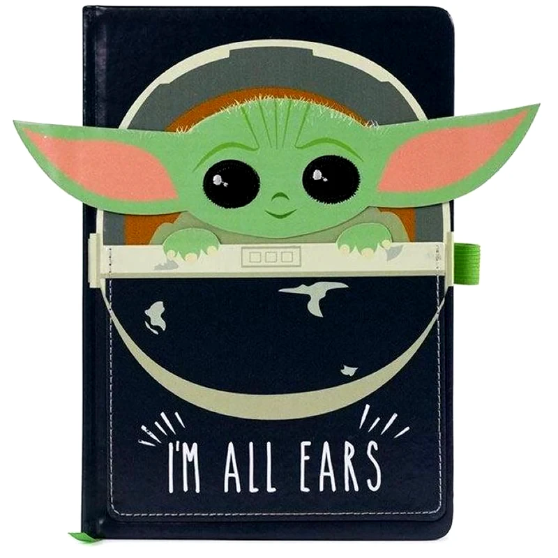PYRAMID Σημειωματάριο Pyramid Α5 Ριγέ Star Wars: The Mandalorian - Im All Ears
