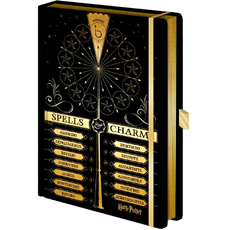 PYRAMID Σημειωματάριο Pyramid Α5 Ριγέ Premium Spells And Charms - Harry Potter