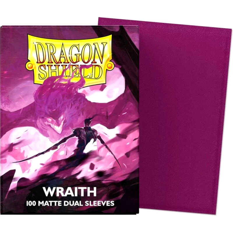 DRAGON SHIELD Dragon Shield Sleeves Standard Size - Matte Dual Wraith (100 Sleeves)