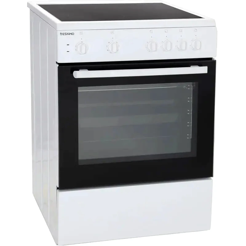 ESKIMO ESKIMO ES VC4031W 72 Lt Λευκό Ηλεκτρική Κουζίνα Κεραμική