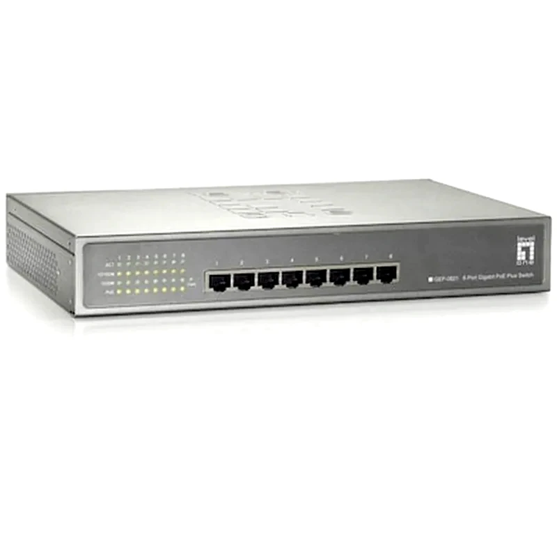 LEVEL ONE LevelOne GEP-0821 Network Switch Gigabit Ethernet (1000 Mbps) PoE Support