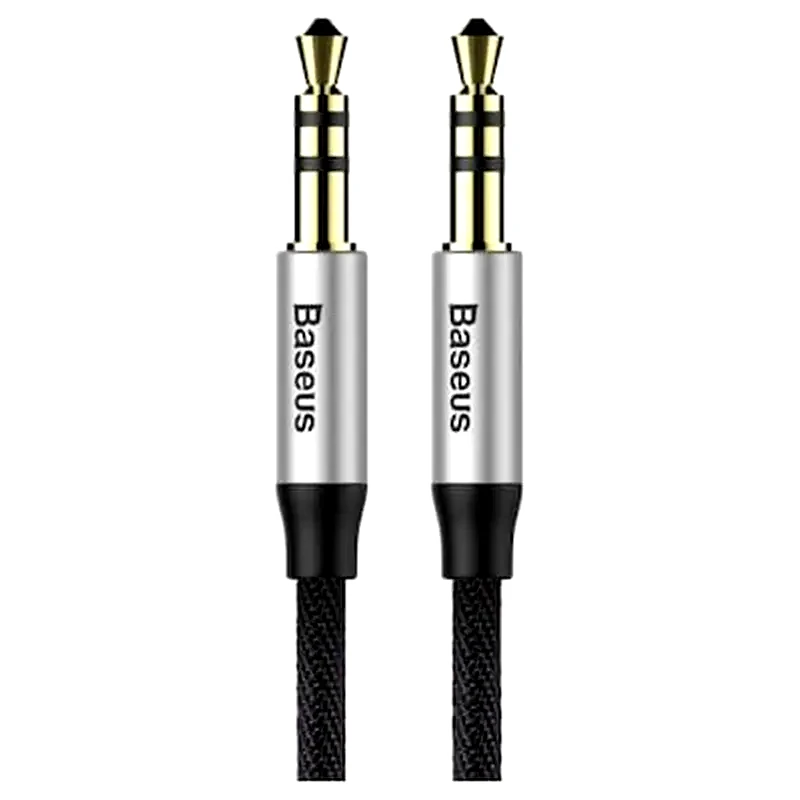 BASEUS Baseus Cable 3.5mm Male - 3.5mm Male Μαύρο 1.5m (cam30-cs1)