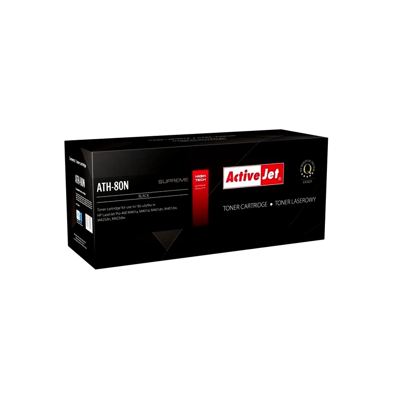 ACTIVEJET Συμβατό Toner ActiveJet HP 80A CF280A - Black