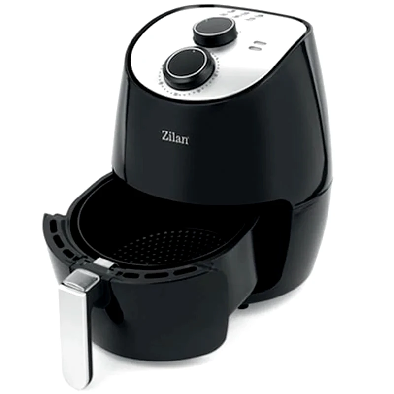 ZILAN ZILAN ZLN3598 με Αποσπώμενο Κάδο 1350 W 2.6 L Μαύρο Φριτέζα Αέρος