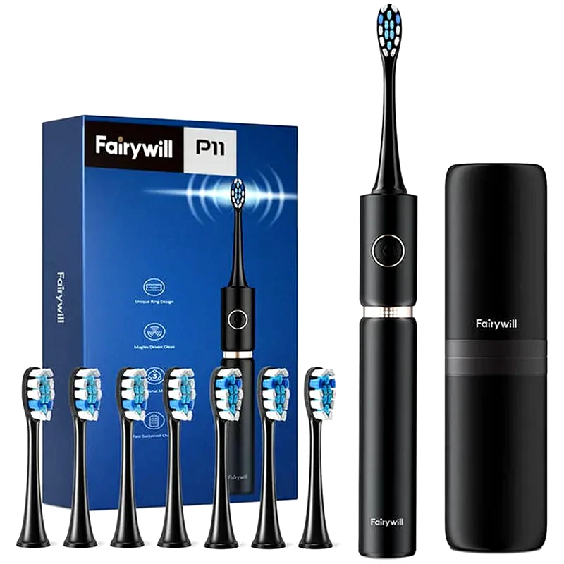 FAIRYWILL Ηλεκτρική Οδοντόβουρτσα FAIRYWILL FW-P11 - Μαύρο