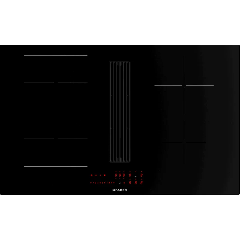 FABER FABER GALILEO LINEAR A830 83 cm Μαύρο Εστία Επαγωγική Αυτόνομη