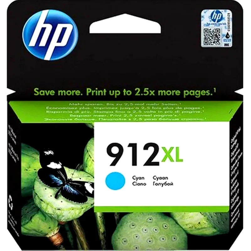 HEWLETT PACKARD HP 912XL Κυανό Μελάνι Εκτυπωτή