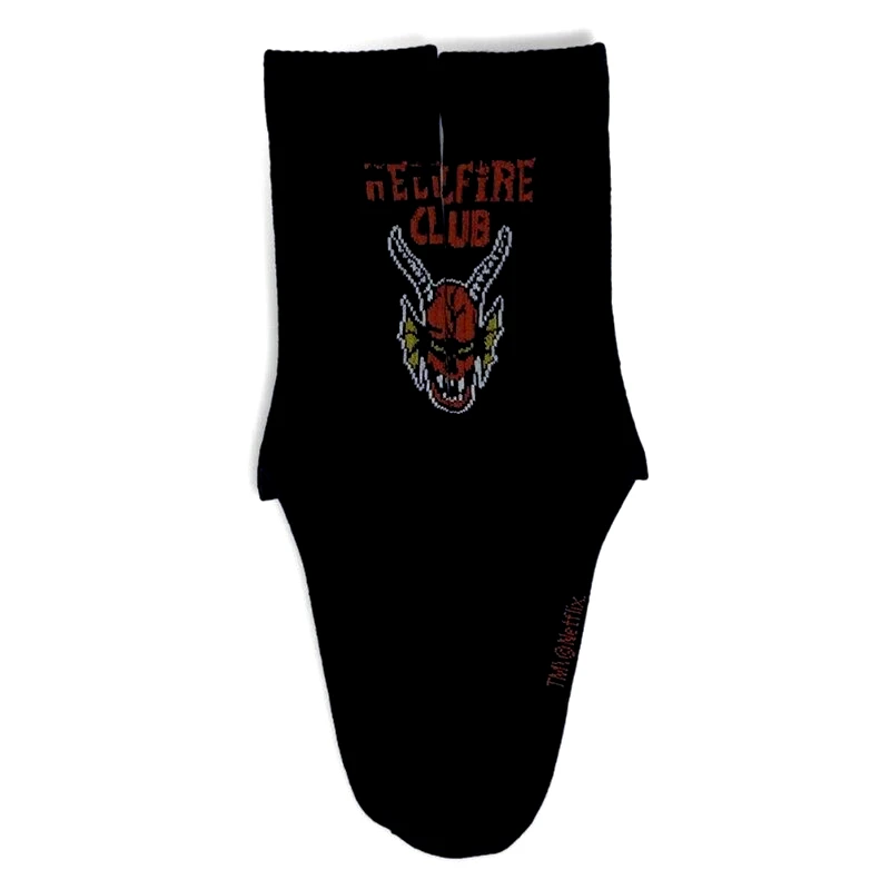 HEROES INC. Κάλτσες Heroes Inc. Stranger Things Hellfire Club - Μαύρες