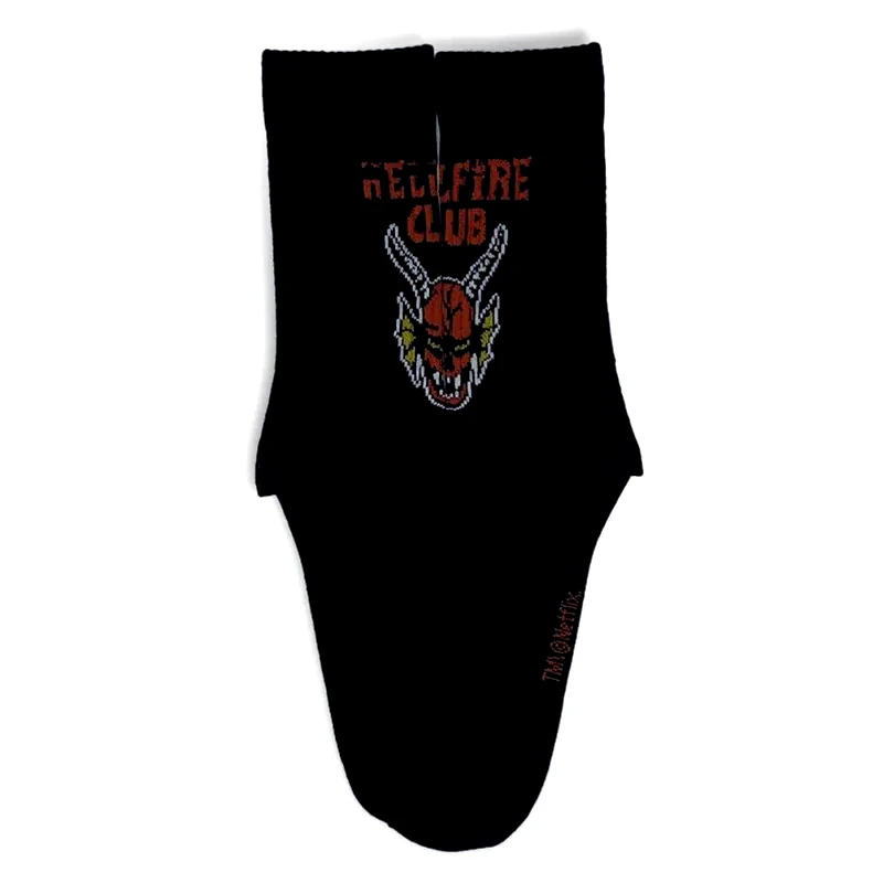 HEROES INC. Κάλτσες Heroes Inc. Stranger Things Hellfire Club - Μαύρες