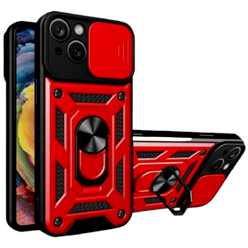 BODYCELL Θήκη Apple iPhone 14 Plus - Bodycell Armor Slide - Κόκκινο