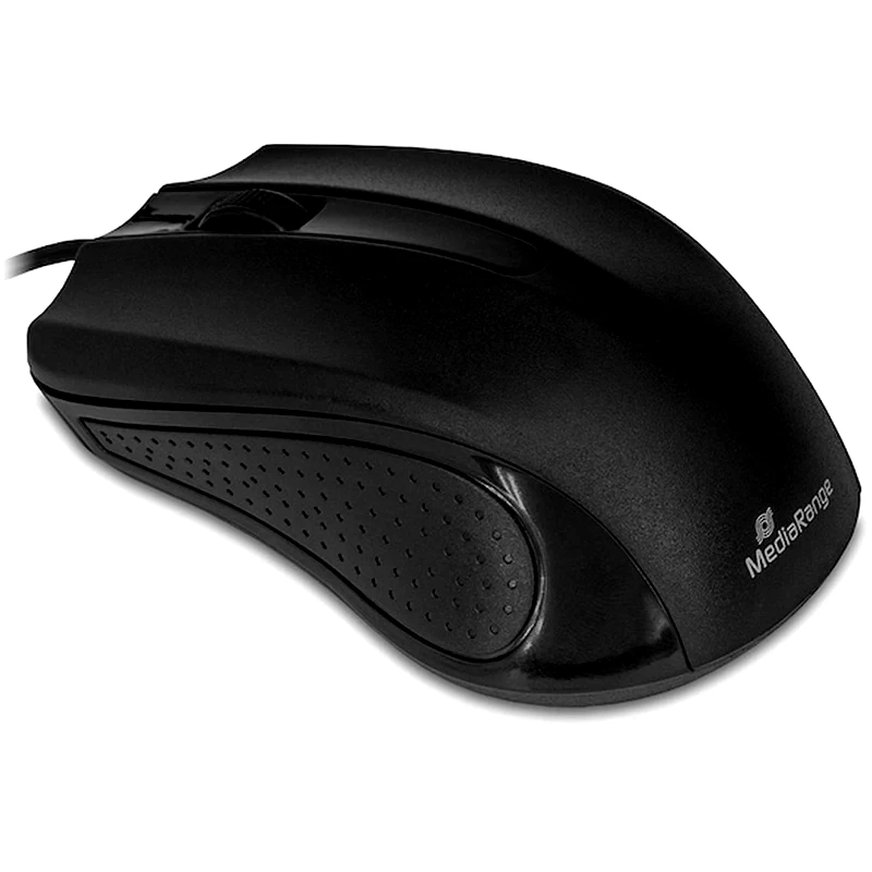 MediaRange MROS210 Ενσύρματο Ποντίκι Μαύρο φωτογραφία