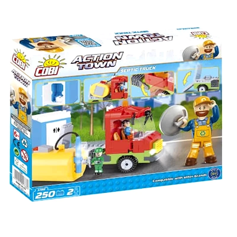 COBI Cobi Action Town Φορτηγό Καθαριότητας 250 Τεμ Cobi-1788