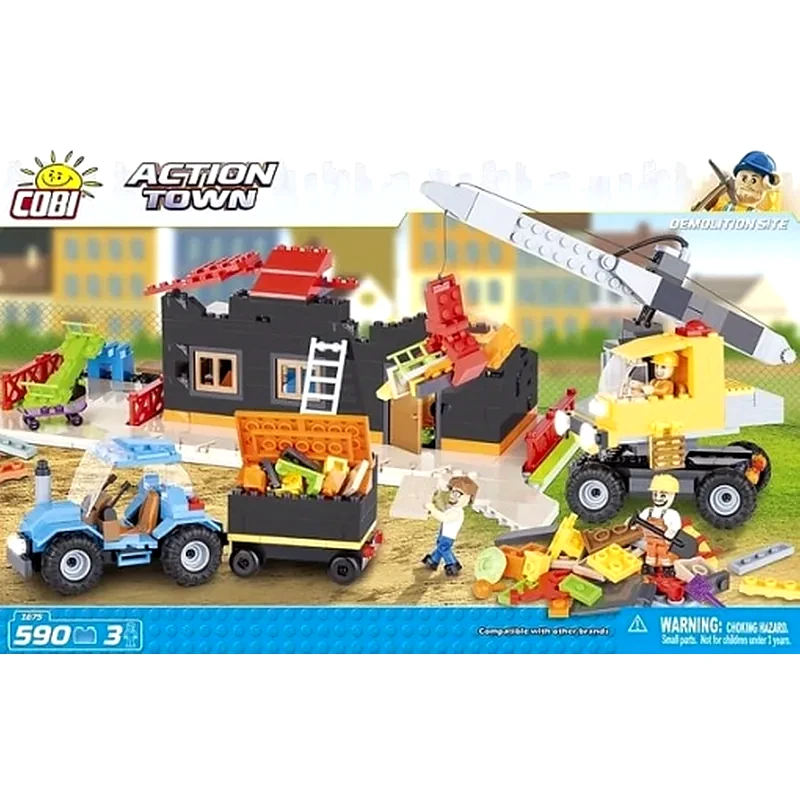 COBI Cobi Action Town Συνεργείο Κατεδαφίσεων Demolition 590 Τεμ Cobi-1675