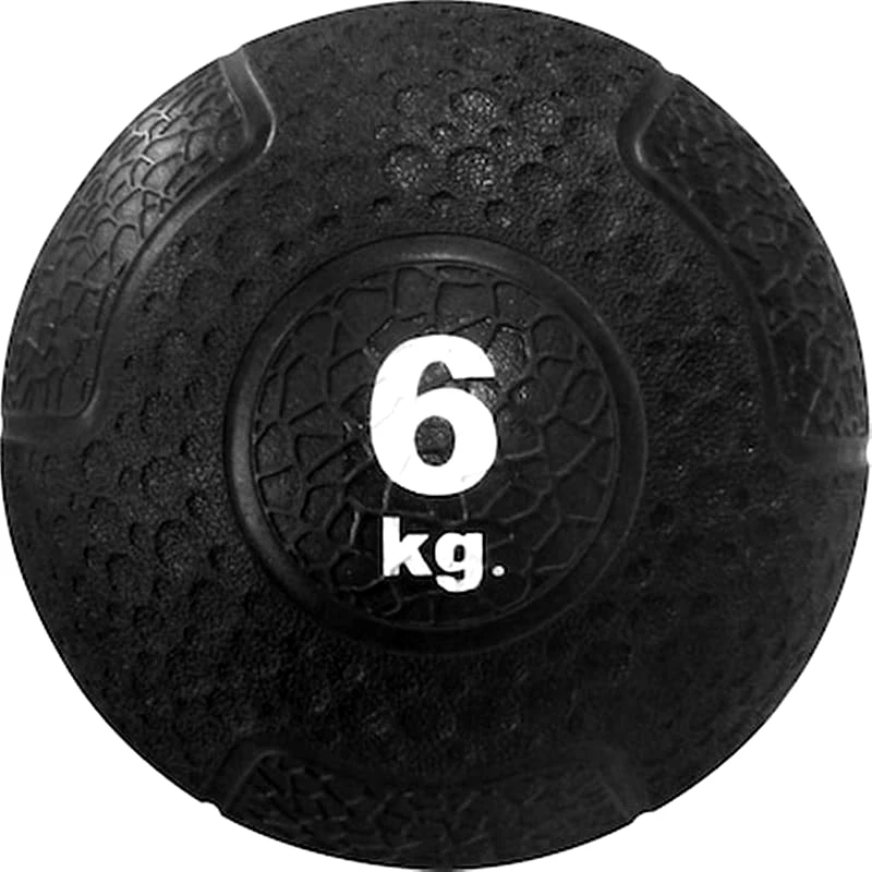 AMILA Μπάλα Wall Amila Κατάλληλη για Ενδυνάμωση 6 kg 28 cm από PVC - Μαύρο