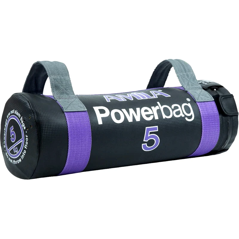 AMILA Power Bag 5kg Amila 37320 από Ενισχυμένο Νάιλον με Άμμο - Μωβ/Μαύρο