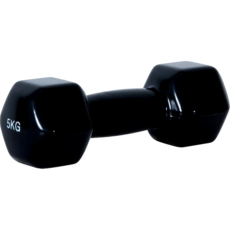AMILA Βαράκι Εξάγωνο 5kg Amila 90507 Βινυλίου από Χυτοσίδηρο - Μαύρο