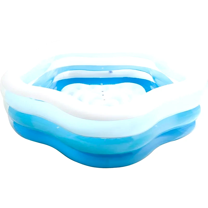 INTEX Φουσκωτή Παιδική Πισίνα Summer Colors Swim Center 466Lt - Μπλε