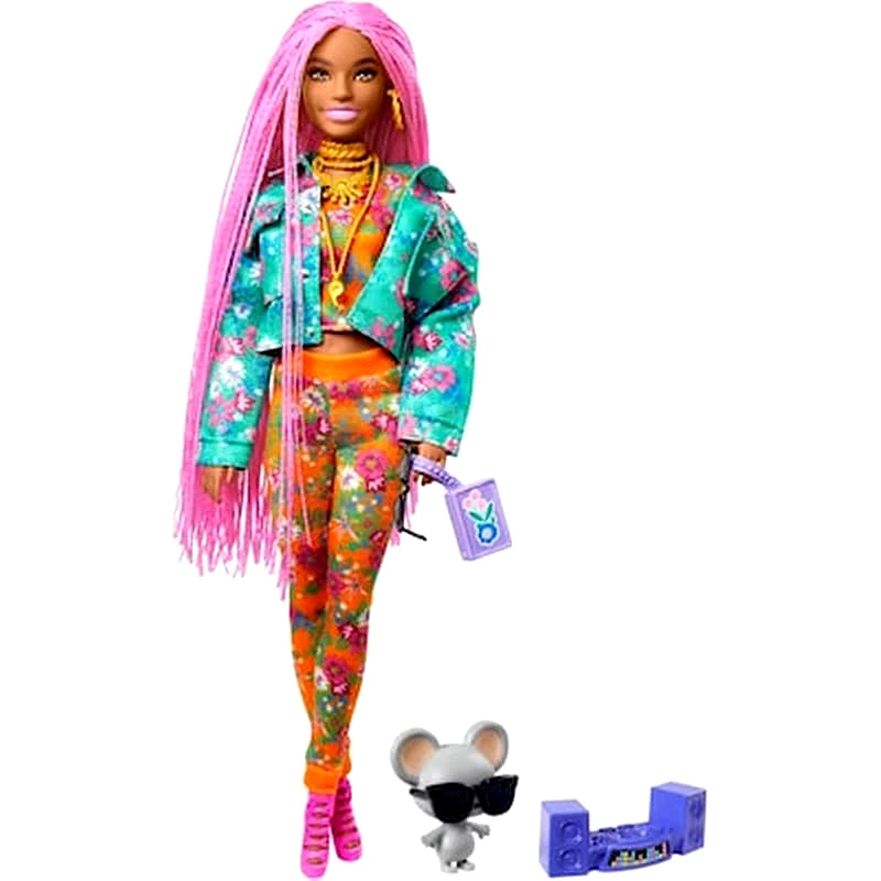MATTEL Barbie Extra - Pink Braids
