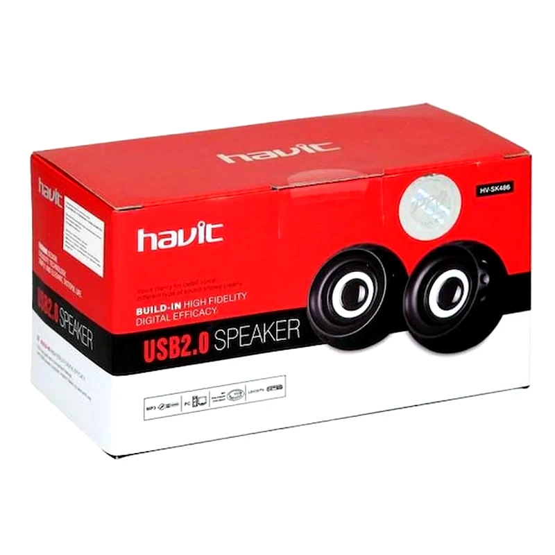 HAVIT Ηχεία 2.0 Havit Sk486 6W - Μαύρο